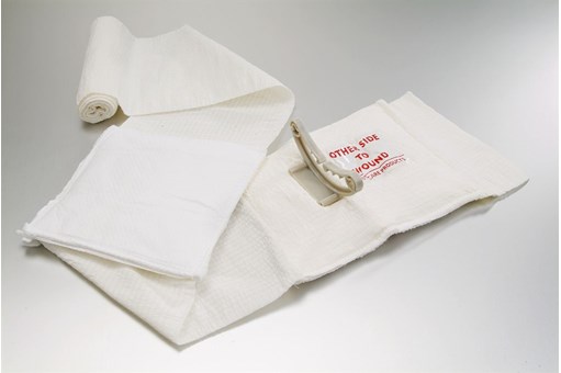 Civilian White Emergency Bandage With Mobile Pad.jpg