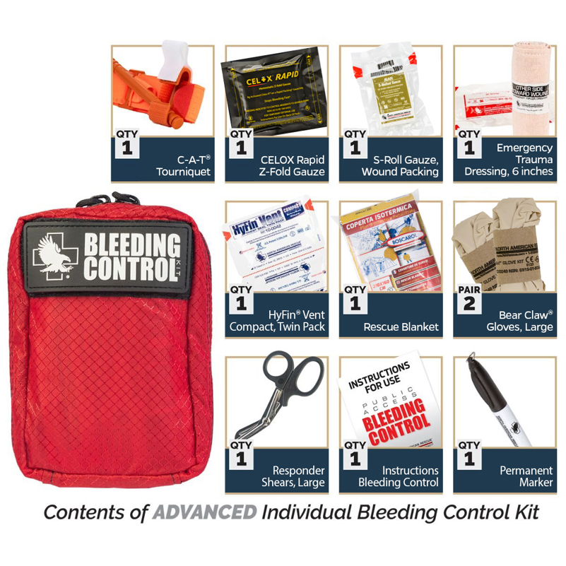 Bleeding Control Kit - Advanced | Pharmaco Medical + Emergency