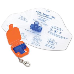 FRAD 4056 ADC Adsafe Plus CPR Face Shield Orange ADC