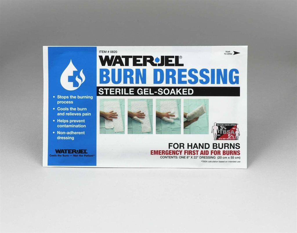Water-Jel Burn Dressing, 8